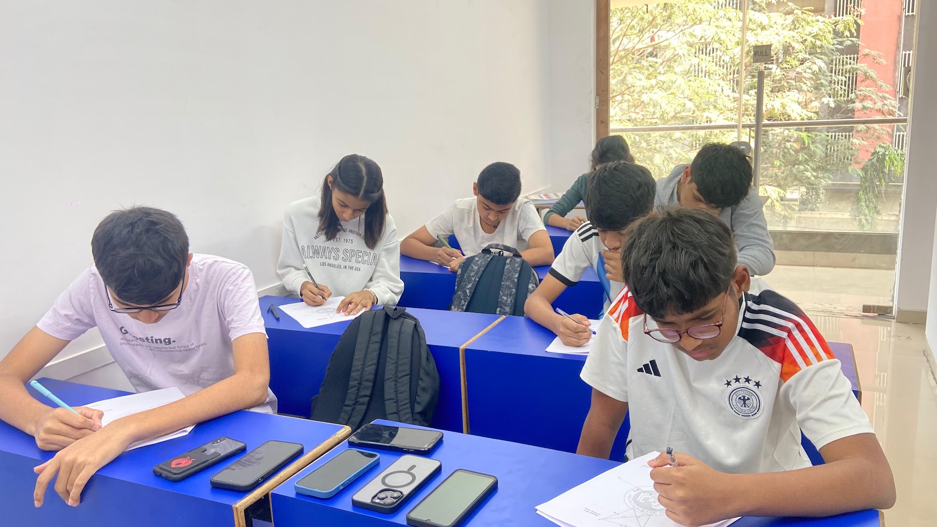 Students studying at The Mentor Academy